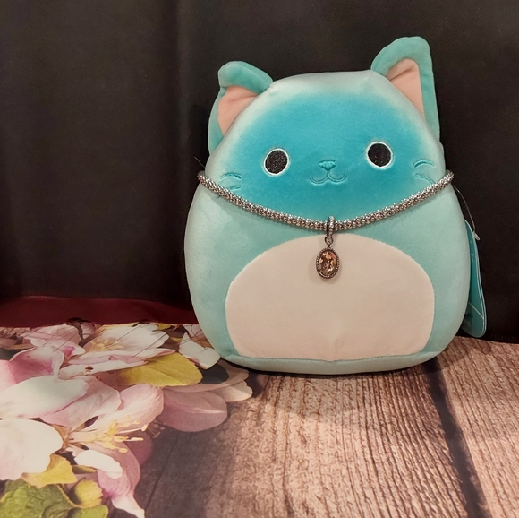 White House Black Market  Silver Necklace with Rose Gold Charm - Picture 3 of 6